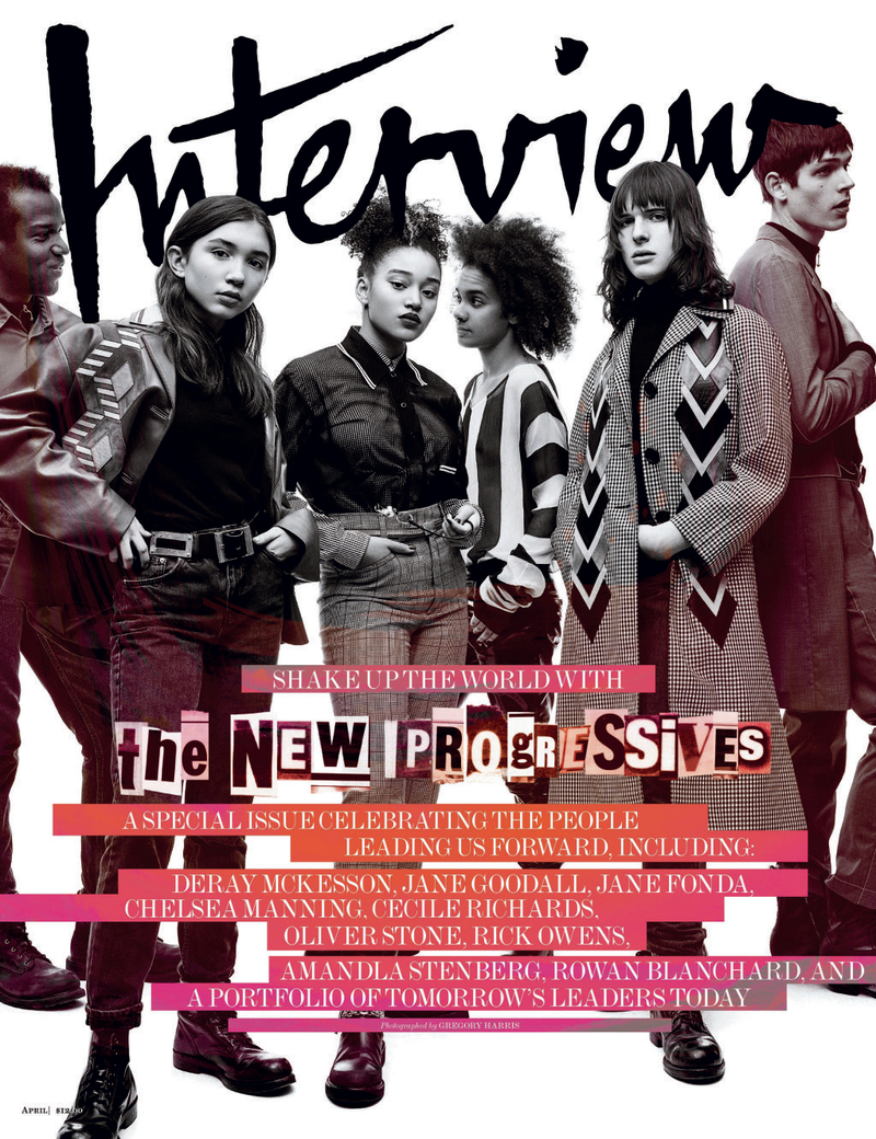 Illustration for article titled Diverse Young Activists Land Interview's 'The New Progressives' Cover